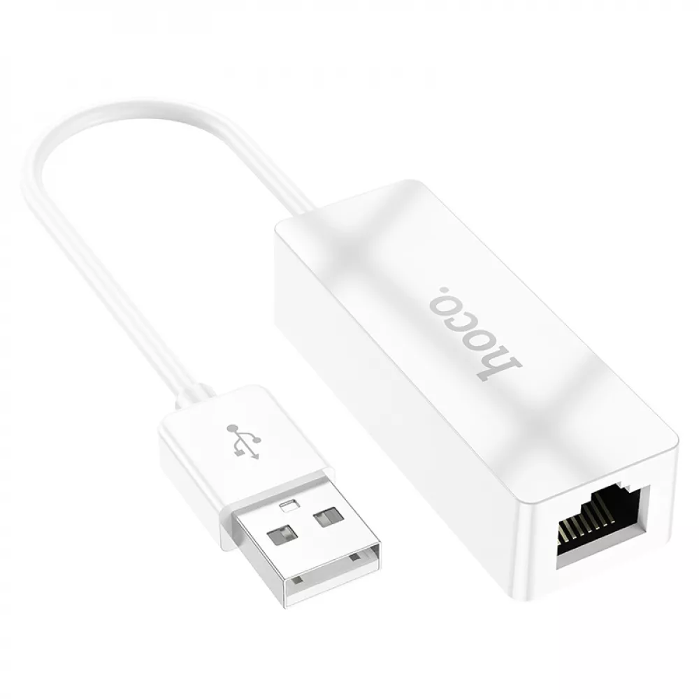 Hoco UA22 USB-Ethernet адаптер — вид спереди