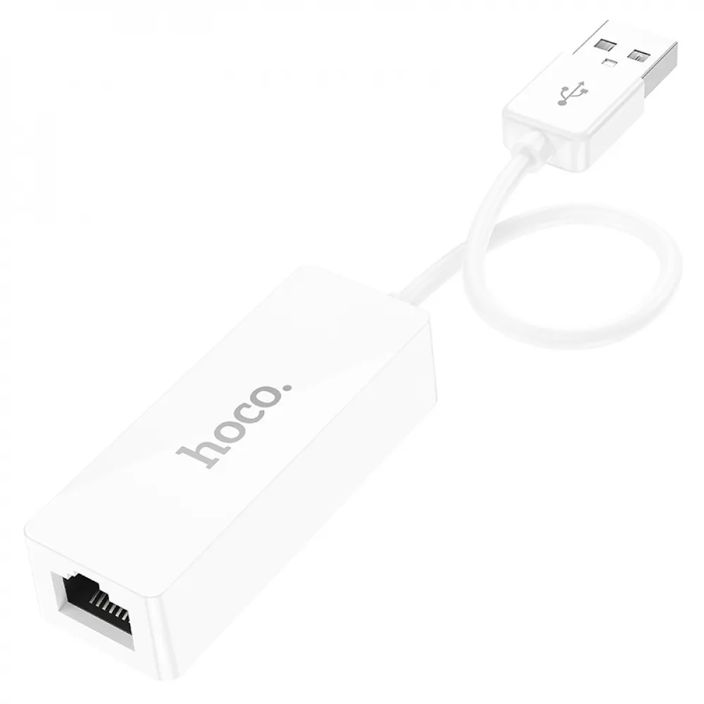 Hoco UA22 USB-Ethernet адаптер — вид спереди