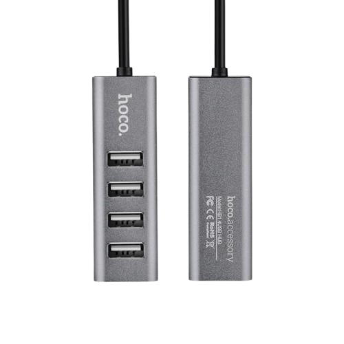 Hoco HB1 USB-хаб 4-в-1 — верхний вид