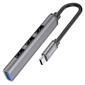 Hoco HB26 USB-хаб 4-в-1 — вид спереди
