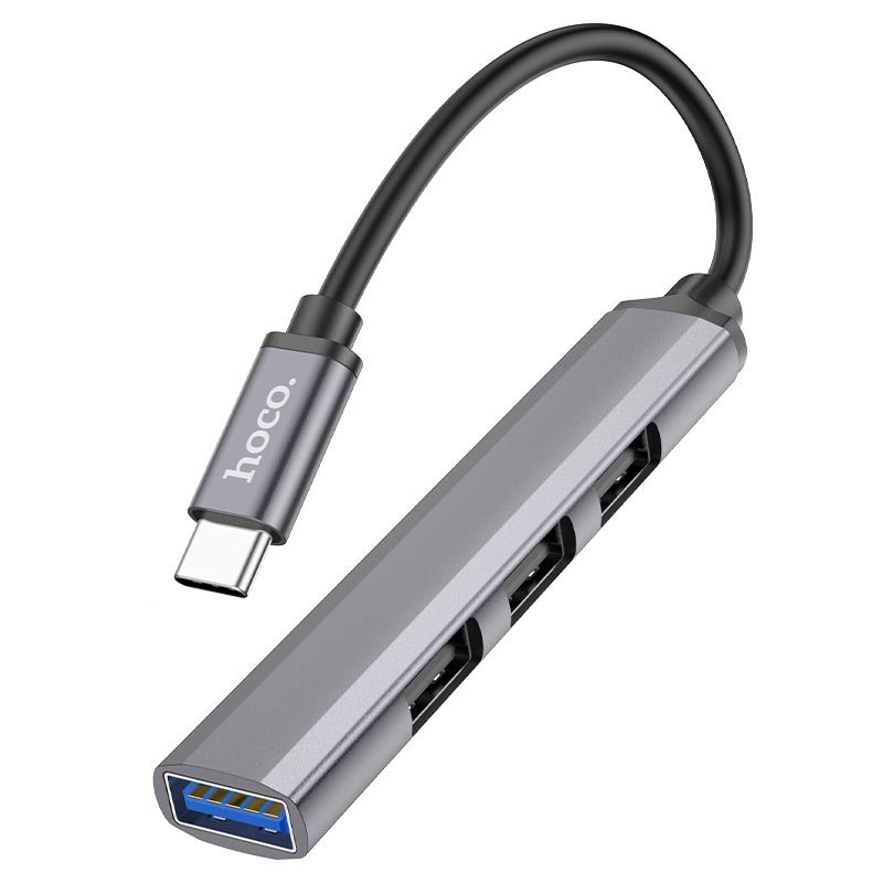Hoco HB26 USB-хаб 4-в-1 — вид спереди