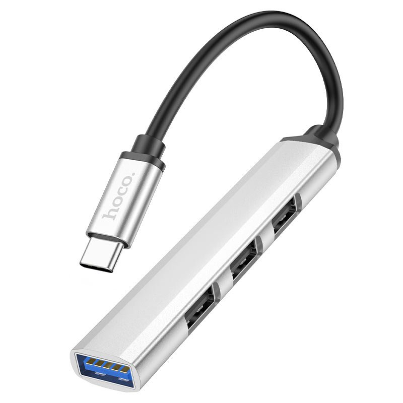 Hoco HB26 USB-хаб 4-в-1 — вид спереди