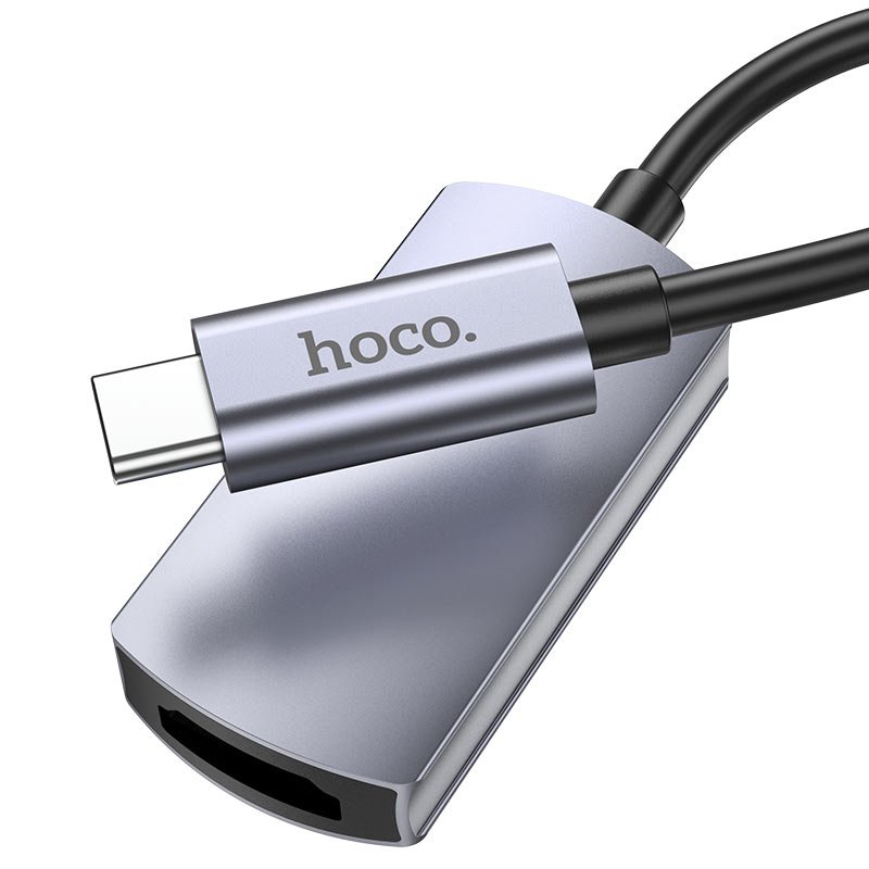 Hoco UA20 Presage Type-C to HDMI адаптер — вид спереди