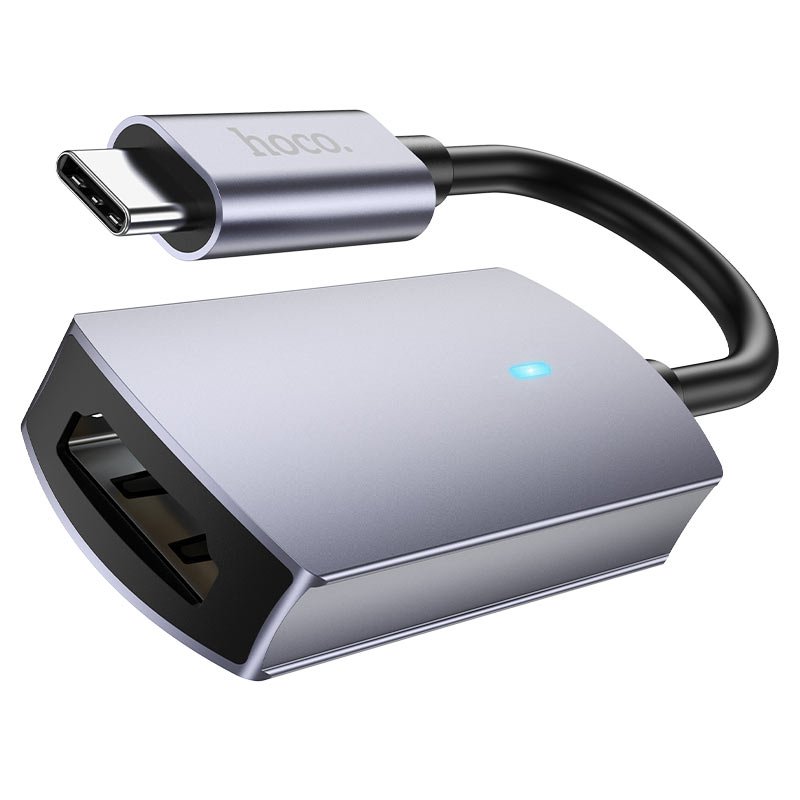 Hoco UA20 Presage Type-C to HDMI адаптер — вид спереди