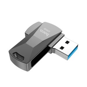 USB флешка Hoco UD5 серебристая — вид спереди