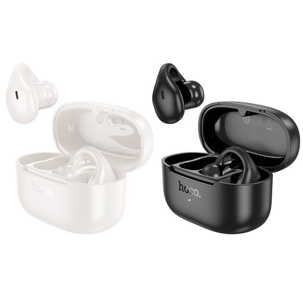 Моно Bluetooth-гарнитура HOCO EA9 с зажимом и шумоподавлением