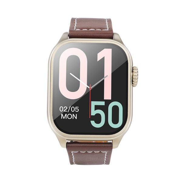 Hoco Y17 Smart Watch Call Version в черном цвете с функцией звонков, пульсометром и защитой IP68