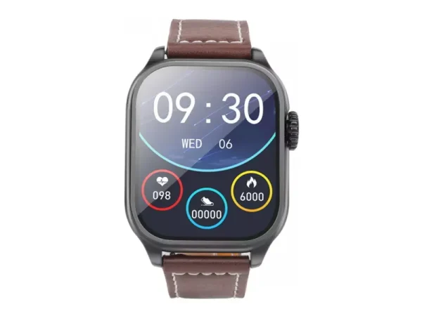 Hoco Y17 Smart Watch Call Version в черном цвете с функцией звонков, пульсометром и защитой IP68