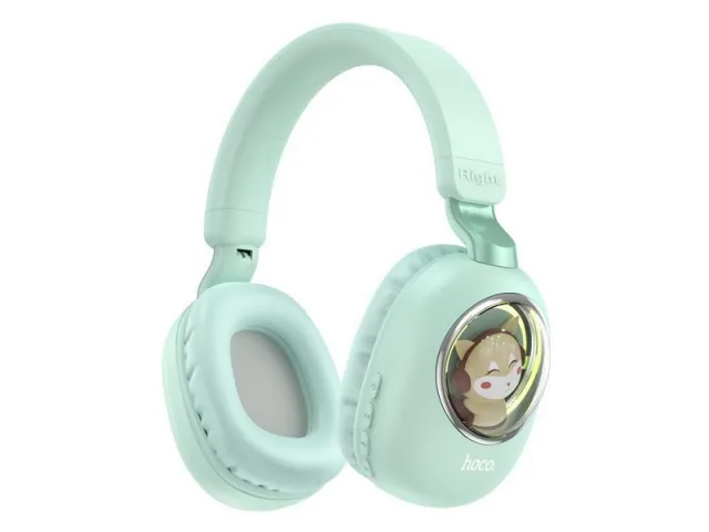 Накладные Bluetooth наушники Hoco ESD11 с RGB-подсветкой и складным дизайном