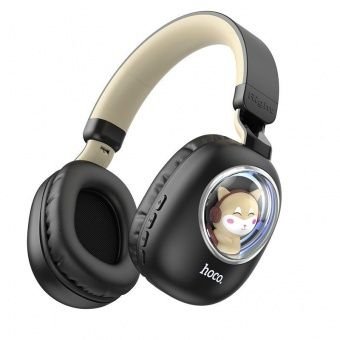 Накладные Bluetooth наушники Hoco ESD11 с RGB-подсветкой и складным дизайном