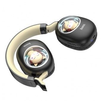 Накладные Bluetooth наушники Hoco ESD11 с RGB-подсветкой и складным дизайном