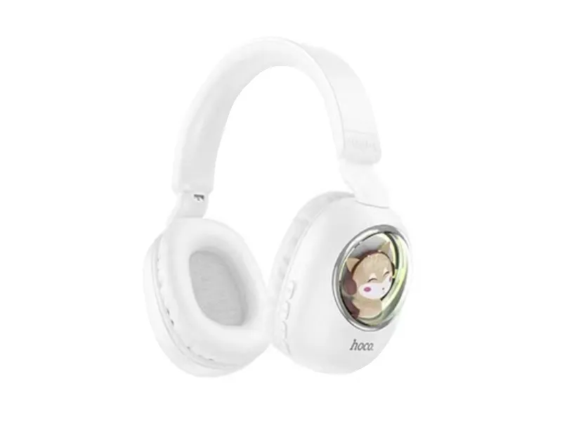 Накладные Bluetooth наушники Hoco ESD11 с RGB-подсветкой и складным дизайном