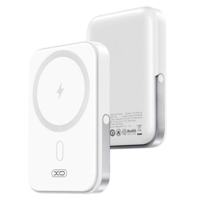 XO PR242 5000 mAh повербанк с MagSafe и подставкой