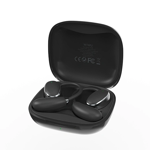 Открытые наушники WiWU Open Wearable Stereo T30 серого цвета