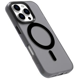 бело-чёрный гибридный чехол с MagSafe для iPhone 16 Pro