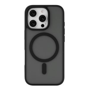 Противоударный чехол с MagSafe для iPhone 16 Pro Max черный