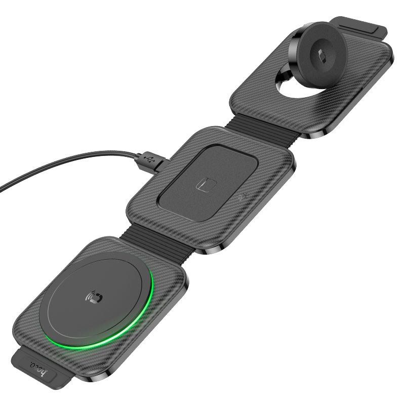 Hoco CQ4 Magic Cube 3-в-1 беспроводная зарядка MagSafe