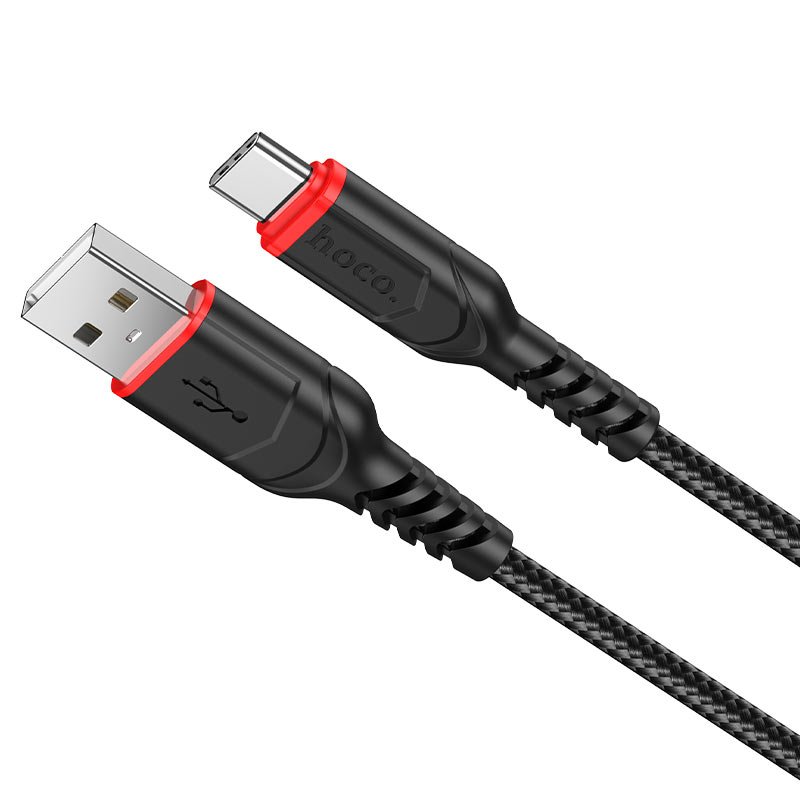 Кабель Hoco X59 Victory USB-A to USB-C 2 м чёрный