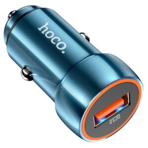 Автомобильное зарядное устройство Hoco Z46 Blue Shield QC3.0 один порт