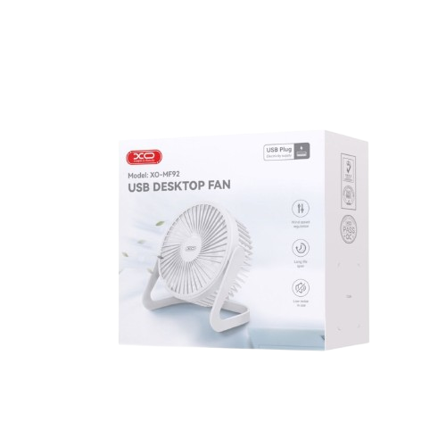 XO MF92 настольный вентилятор белый
