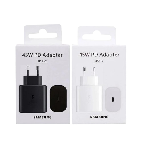 зарядное устройство Samsung EP-TA845 USB-C чёрный белый