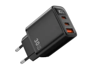зарядное устройство Wiwu Firefly 30W PD GaN чёрное