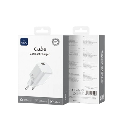 зарядное устройство WiWU Wi-G014 Cube GaN 20W белый