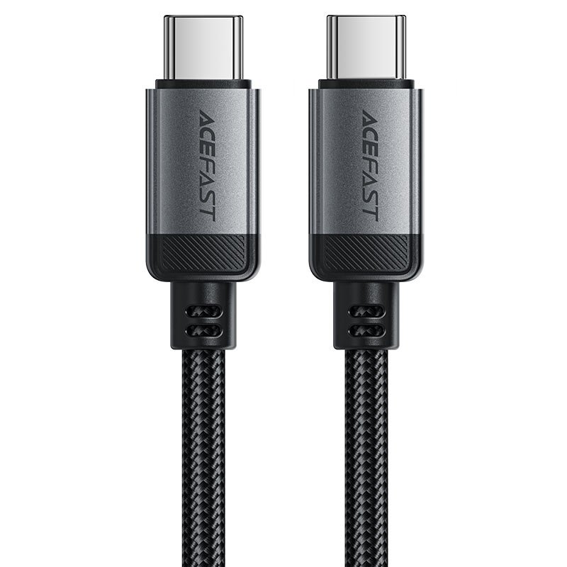кабель Acefast C20-03 USB-C чёрный — вид сбоку