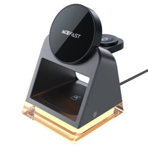 ACEFAST E17 беспроводная зарядка 3 в 1 черная