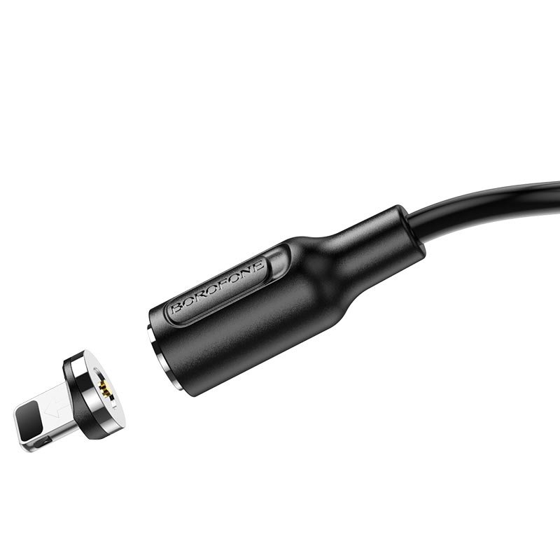 Borofone BX41 Amiable магнитный кабель Lightning чёрный
