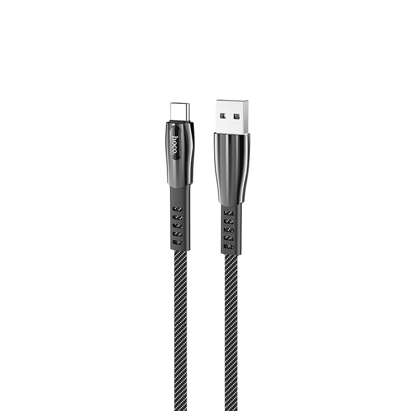 Hoco U70 Splendor Lightning кабель 1.2 м dark gray