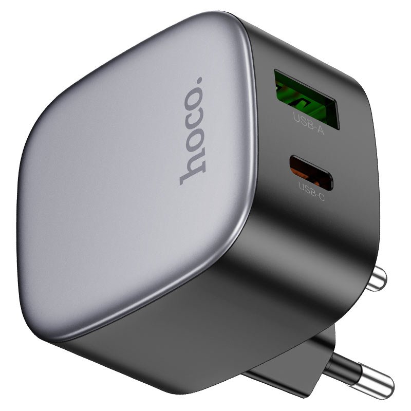 зарядное устройство Hoco CS32A Rise PD20W+QC3.0 чёрное