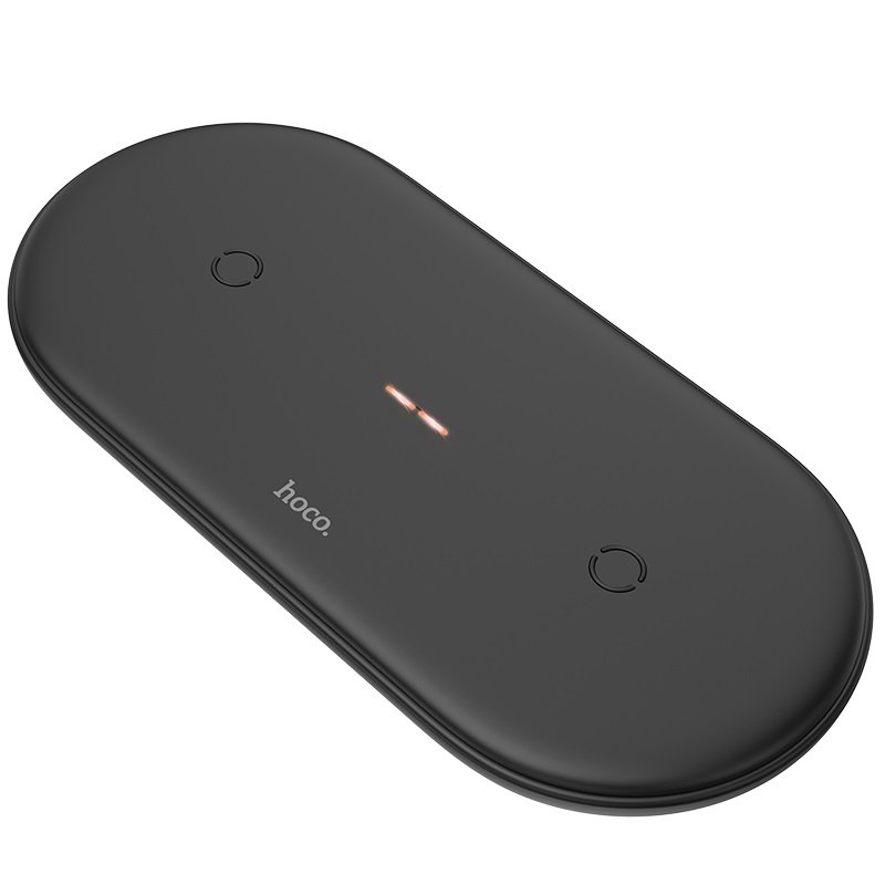 Hoco CW23 Dual Power беспроводная зарядка черная