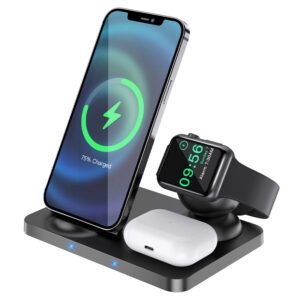Hoco CW33 Ultra-Charge вертикальная беспроводная зарядка черная