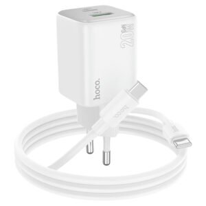 зарядное устройство Hoco N41 Almighty PD20W QC3.0 белый