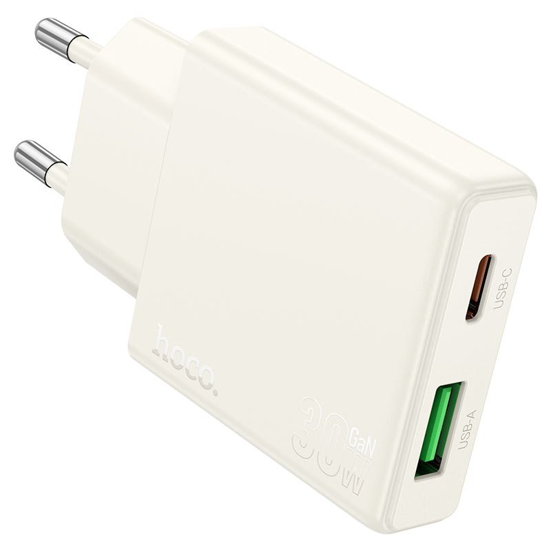 зарядное устройство Hoco N45 Biscuit PD30W QC3.0 белый