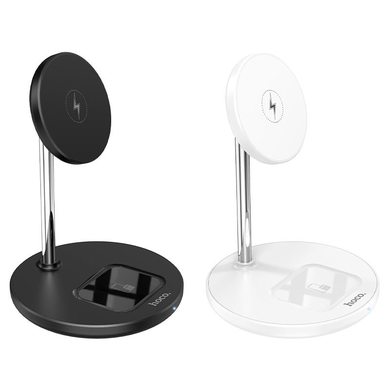 Hoco S23 Volant магнитная беспроводная зарядка черная белая