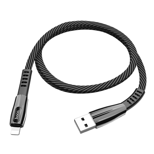 Hoco U70 Splendor Lightning кабель 1.2 м dark gray