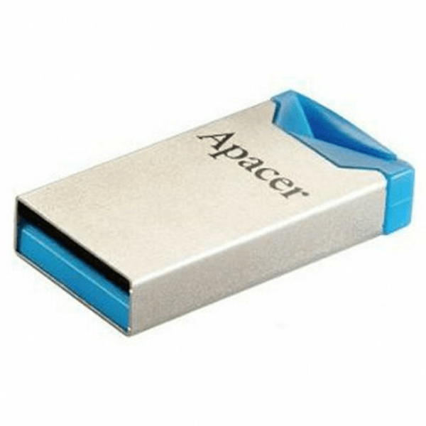флешка Apacer AH111 32GB серебристо-синий