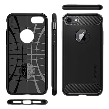 чехол Brushed Texture Armor iPhone 7/8/SE2 Black