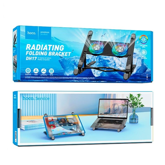 подставка для ноутбука Hoco DH17 Brilliant чёрная