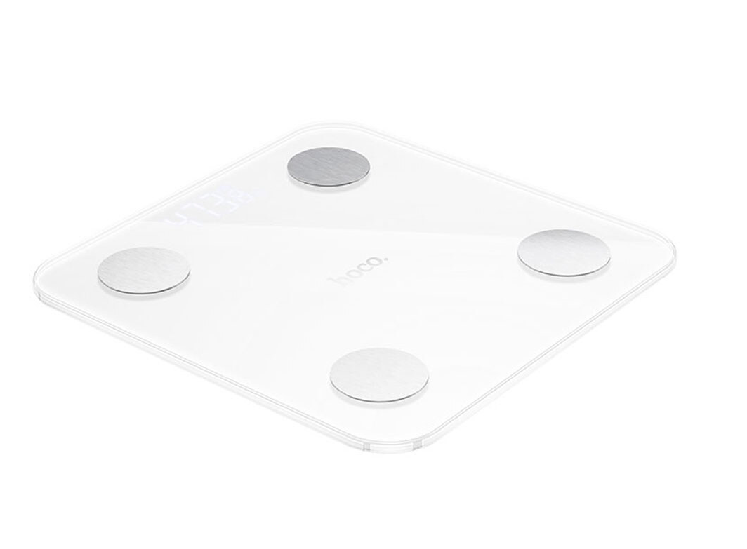 электронные весы Hoco DI65 Trust белые с дисплеем
