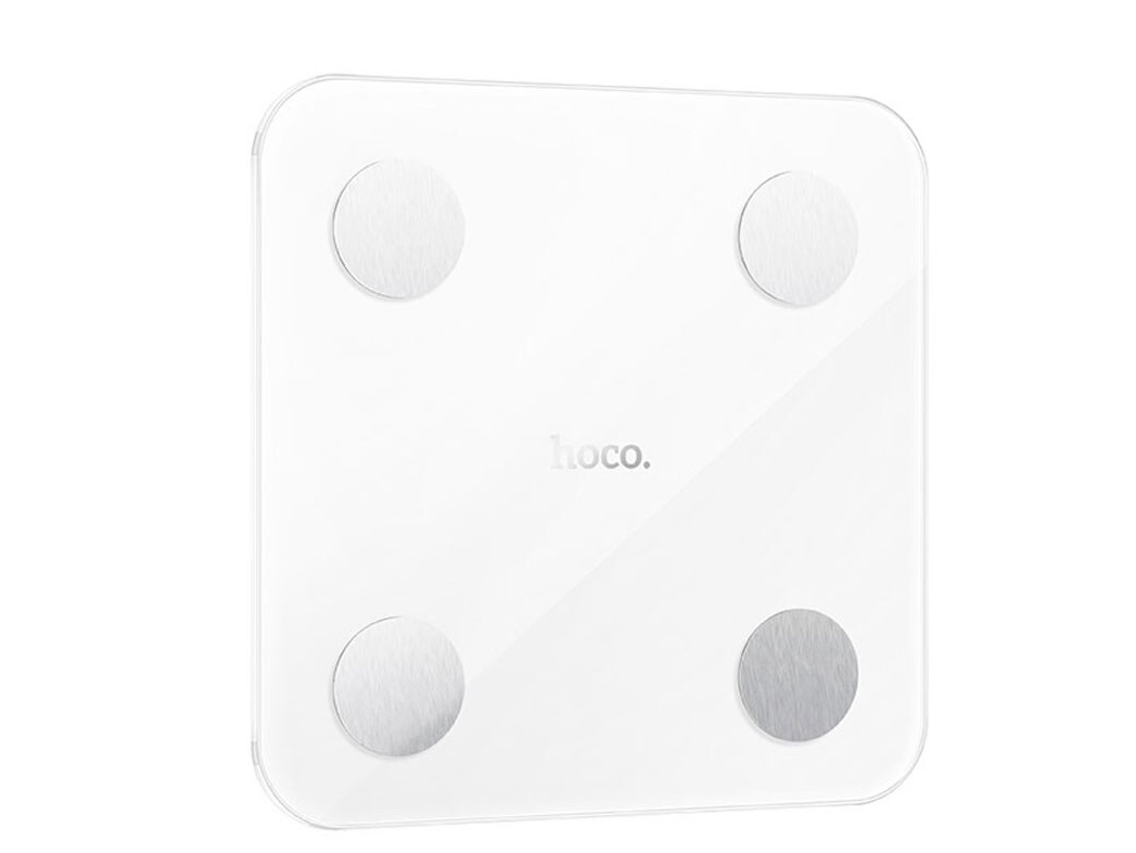 электронные весы Hoco DI65 Trust белые с дисплеем