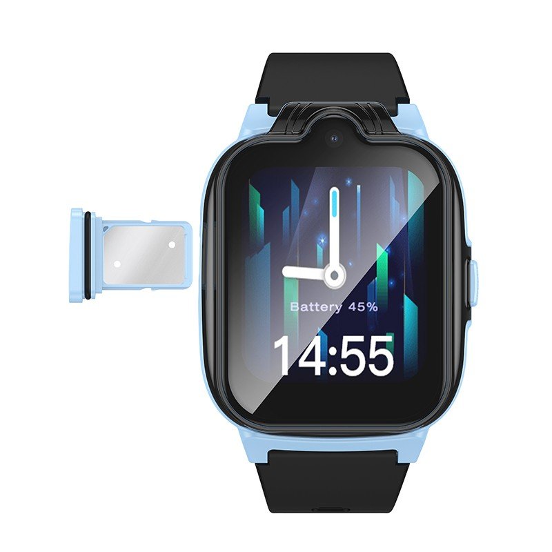 Hoco Y104 детские 4G часы чёрные