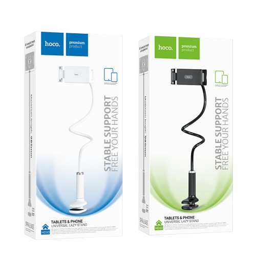 держатель Hoco HD10 чёрный белый