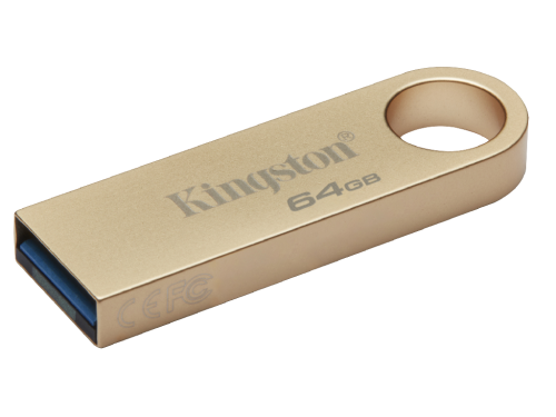 флешка Kingston DataTraveler SE9 G3 64GB золотая