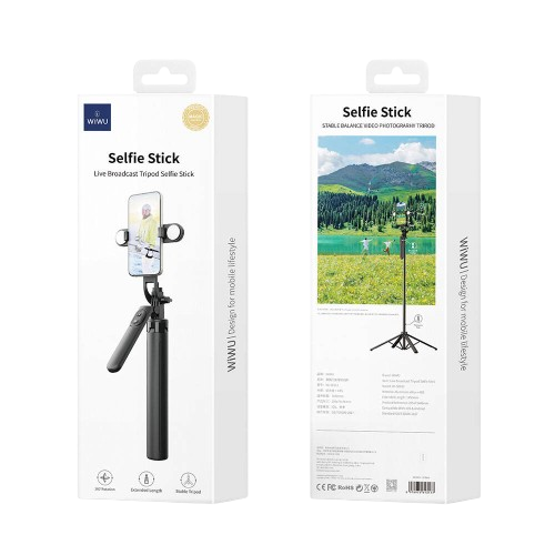 WiWU Wi-SE012 штатив-селфи чёрный