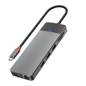 USB-C хаб WiWU Alpha серый