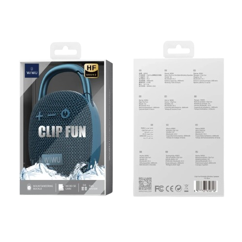 WiWU H3 Bluetooth колонка синяя