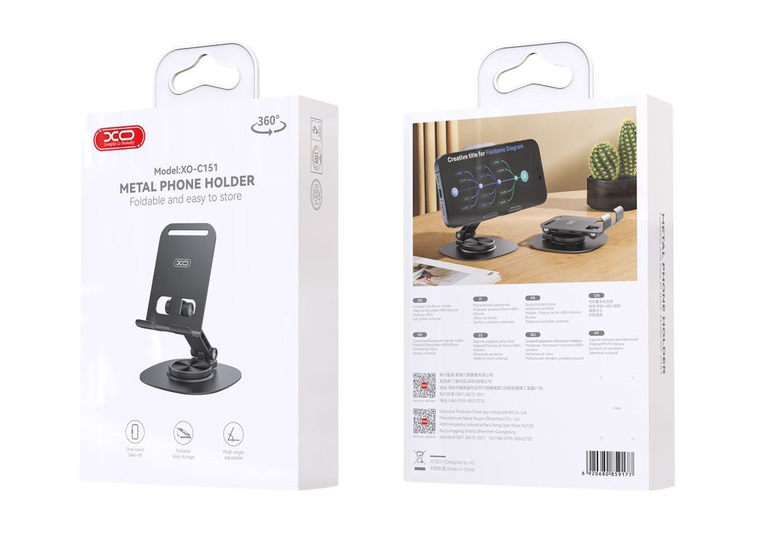 XO C151 настольный держатель чёрный